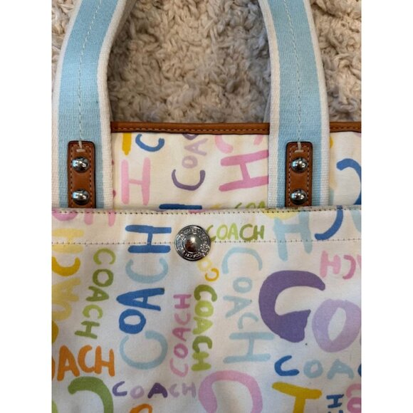 Coach Hamptons Scribble Graffiti tote - Picture 3 of 9